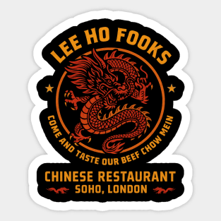 Lee Ho Fooks Sticker
